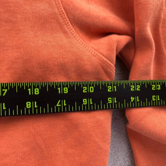 Columbia Womens Sweatshirt Medium Orange Long Sleeve Crew Neck Pullover Casual - Picture 5 of 14